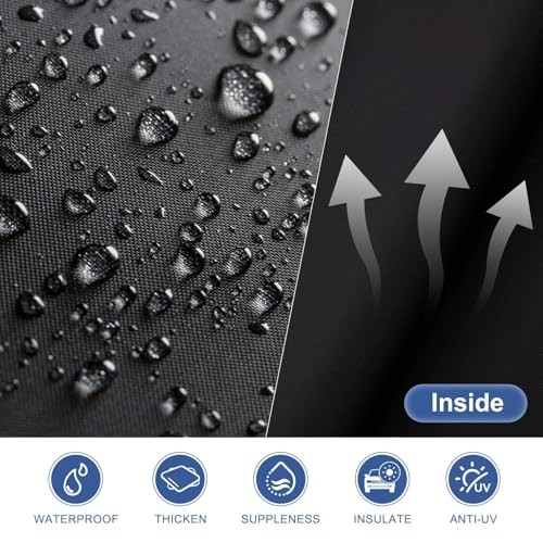 Car Cover Custom Fit Fit for Ford Mustang GT,Chevrolet Chevy Camaro Black-Blue
