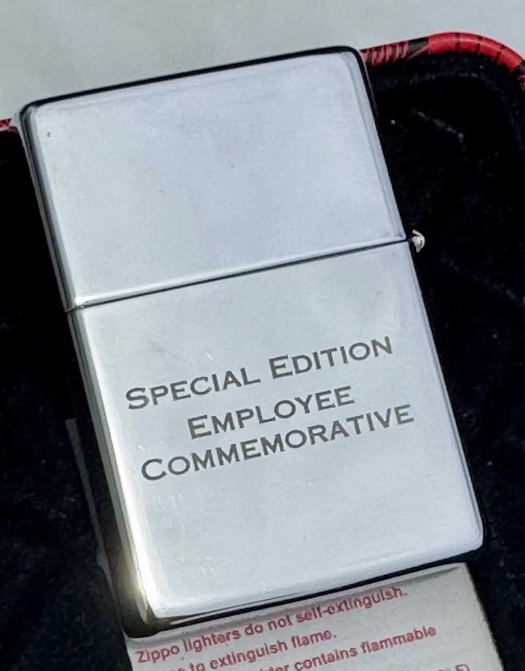 Zippo Employee Only Anniversary Rare 1 of 1365 Sealed In Box Free Shipping
