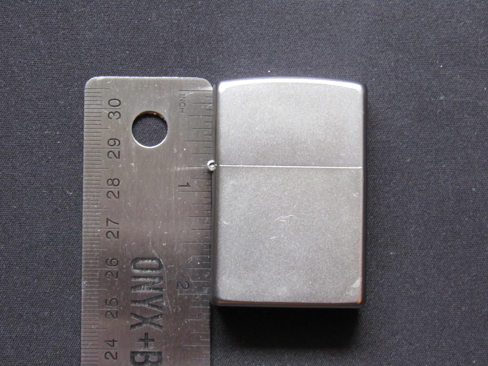 (MADE FOR CIGARS) CLASSIC CHROME ZIPPO W/ ZIPPO SOFT YELLOW FLAME BUTANE INSERT