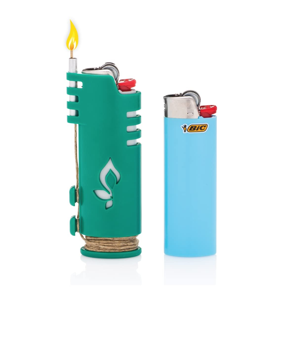 Hemp Wick Bundle Pack: 200 FT Beeline Roll + 1 Hemplights Lighter Black
