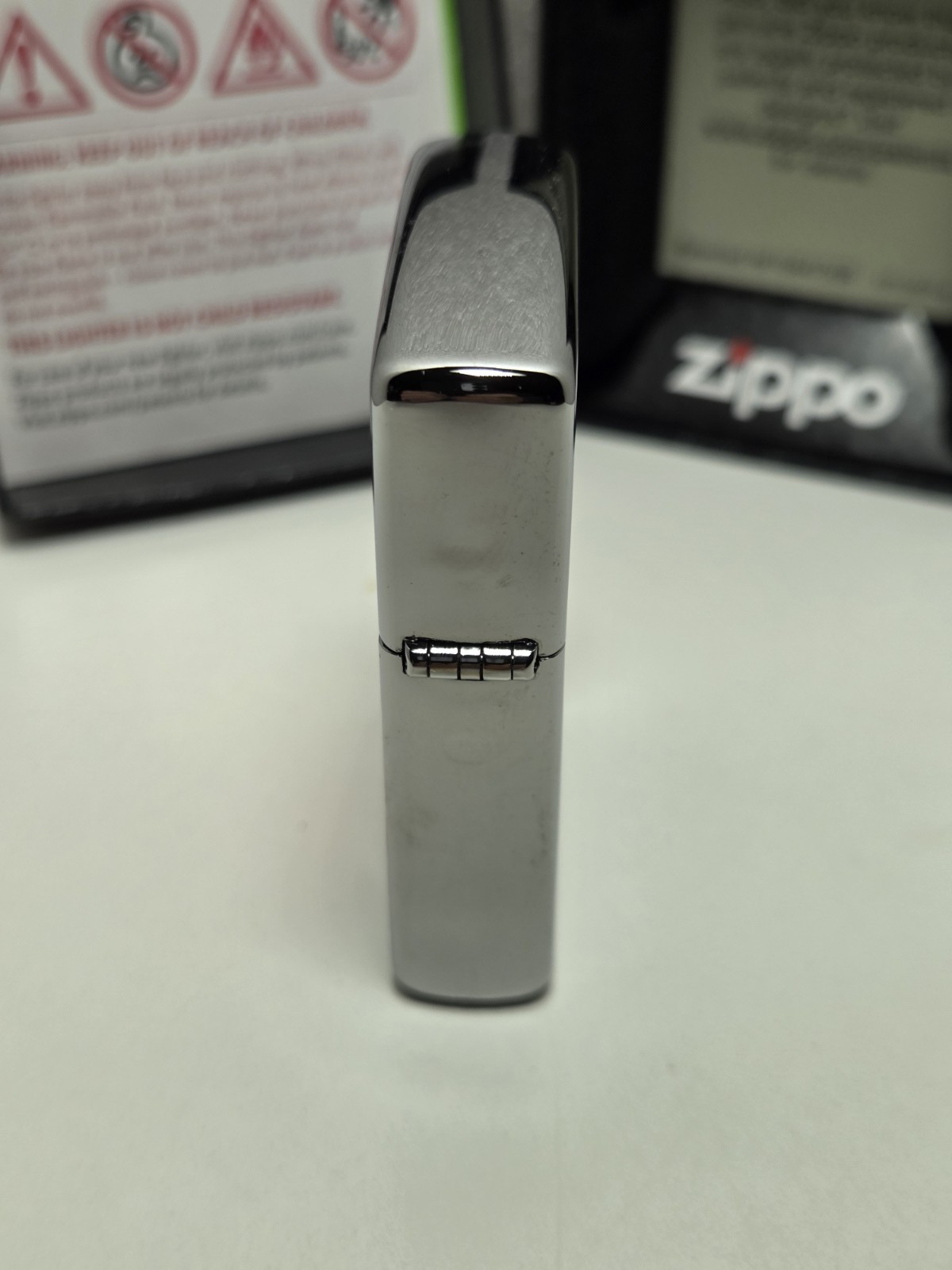 Zippo High Polish Chrome Lighter Slim November 2020