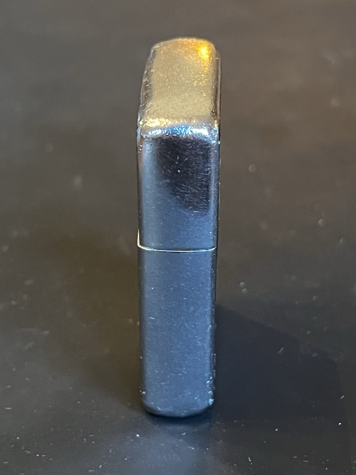 Vintage 1958 Zippo Brushed Chrome Lighter – Pat 2517191 Matching Insert