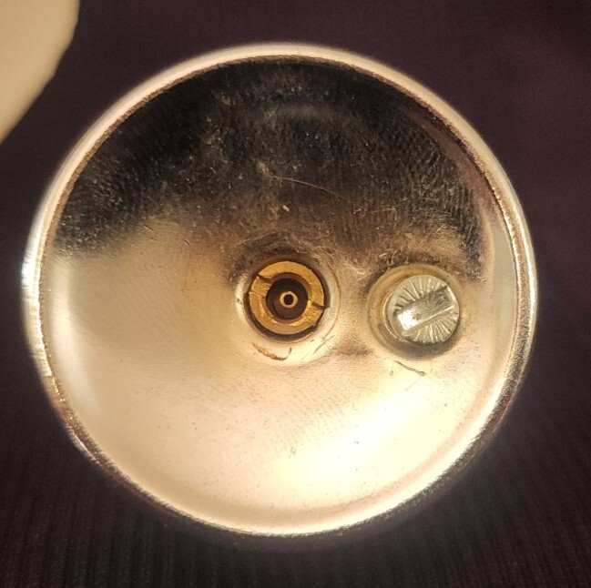 Very Rare : Football : Vintage Football Table Lighter/Frosted Glass/it Works
