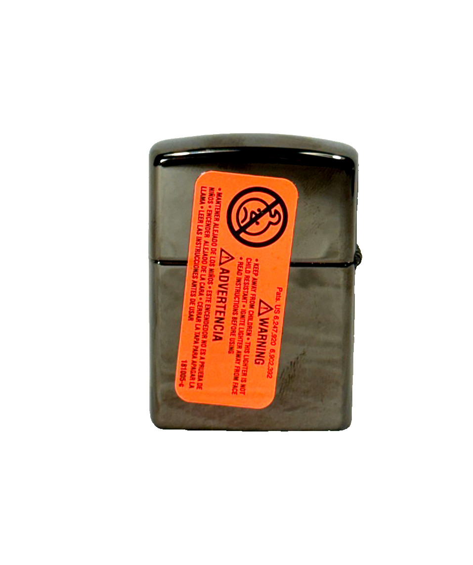 Zippo Armor Hexagon Design Lighter Discontinued Black Ice Pattern Box Retired