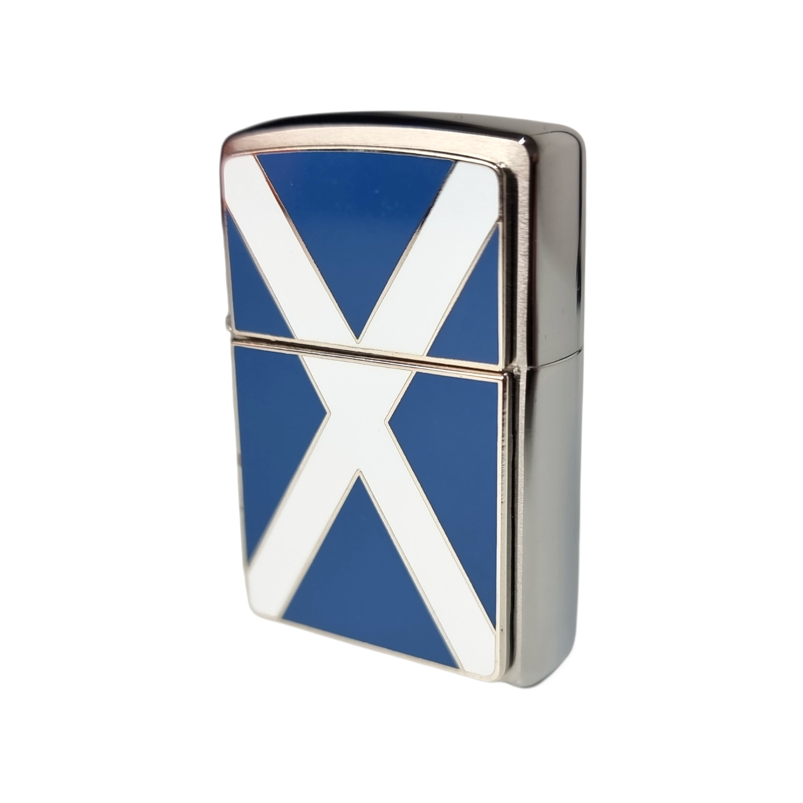 Zippo Windproof Lighter Durable Refillable Scotland Scottish Flag Gift Box