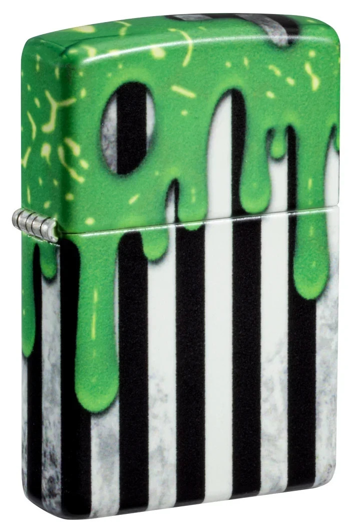 Cool Glow In The Dark 540 Slime Zippo Lighter