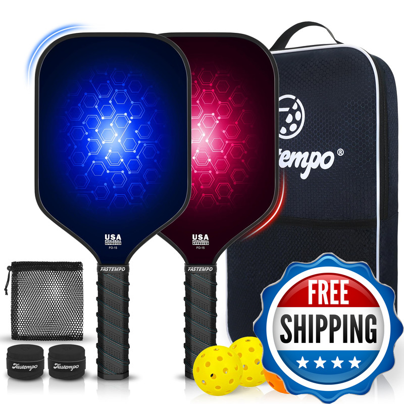 Pitens Pickleball Paddles Set Of 2Non-Slip Gripcomposite Carbon And Graphite