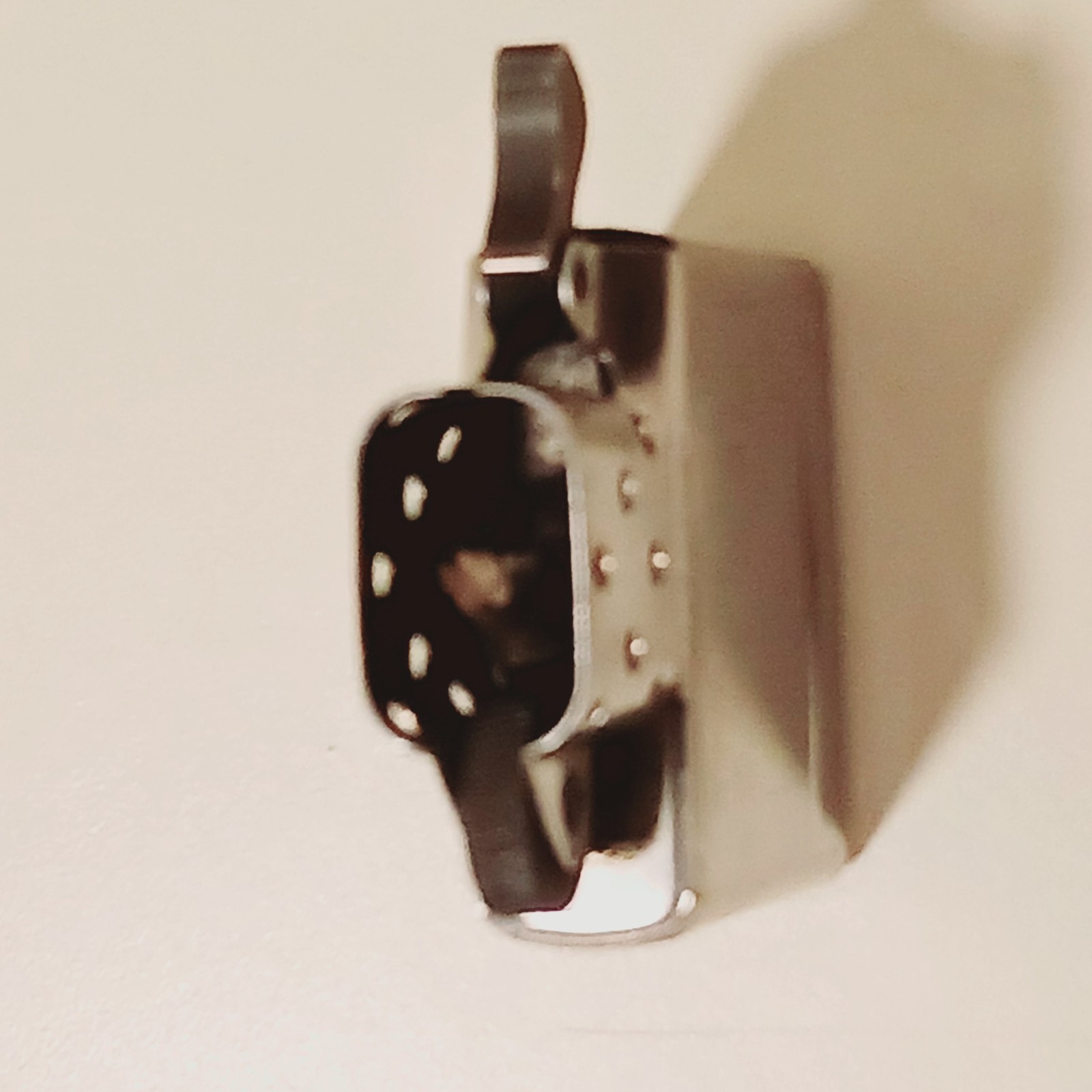 Vintage Zippo Lighter 2001 A 01 Black Matte Pocket USA Collectible Tobacco Gift