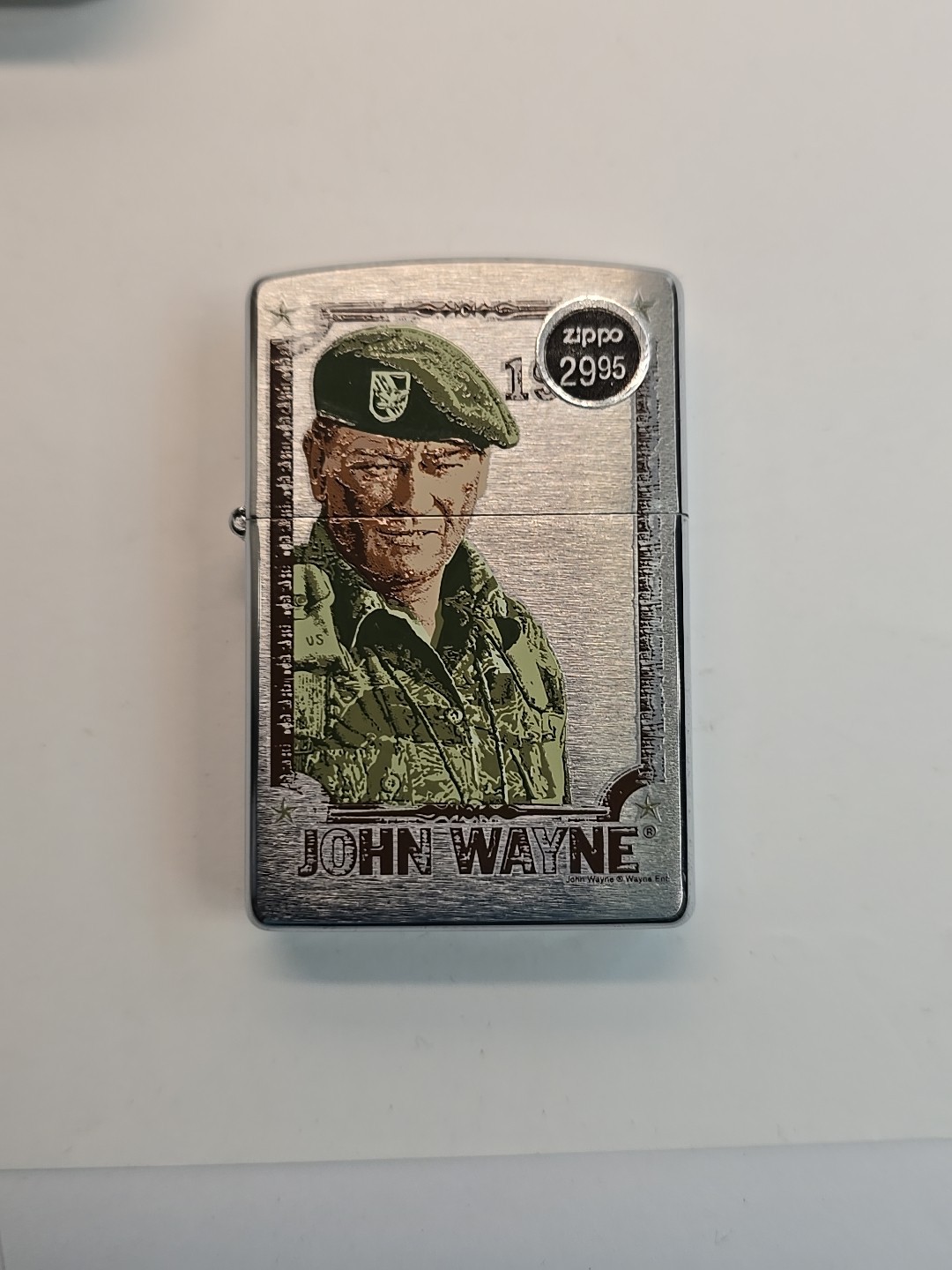 2007 John Wayne 1968 Zippo Lighter Unfired
