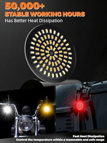 New 1157 LED Turn Signals, Ultra-bright Led Blinker 1156 81 Led Chips Bullet