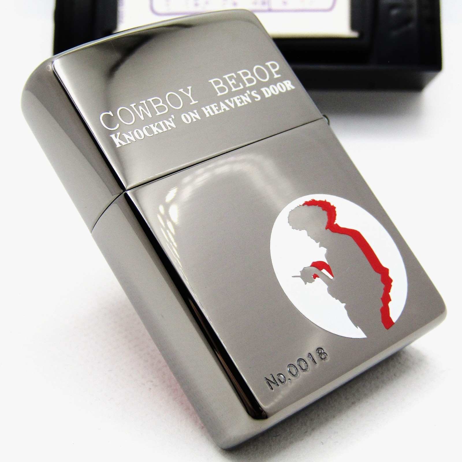 Cowboy Bebop Double Sides Limited No.0018 Zippo Oil Lighter 2001 MIB Super Rare!