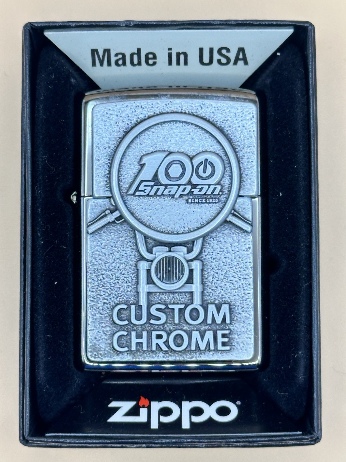 2019 Snap On 100th Anniversary Surprise Custom Zippo Lighter NEW **READ B48