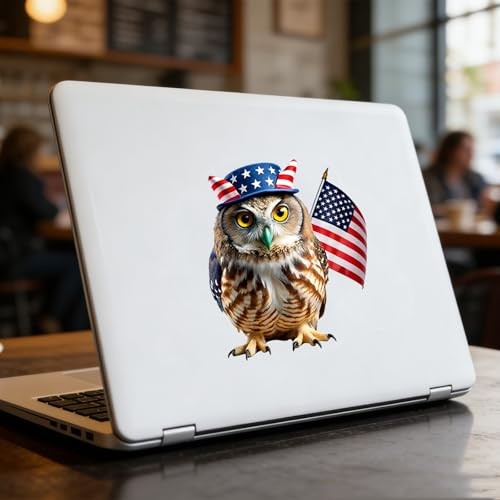 America Eagle Anniversary Sticker – 2 Pack Eagle Flag Patriotic Sticker for