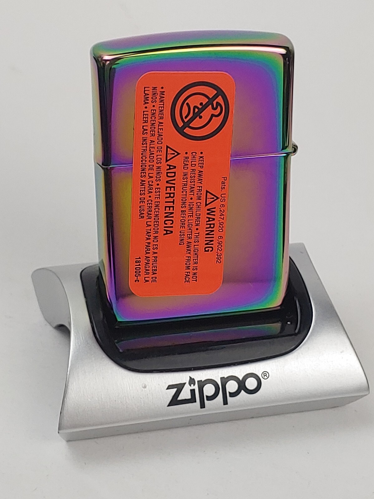 Zippo 48395 Snake w/ Roses Tattoo on Multi-Color Spectrum Lighter – APR (D) 2022