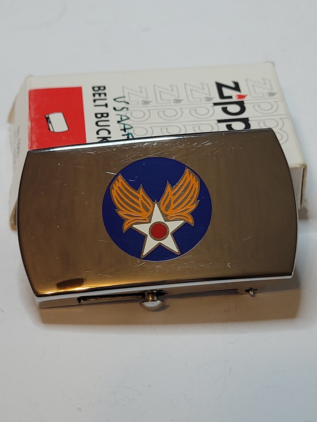 Vintage Zippo USAAF Belt Buckle No. 5950 with Original Box