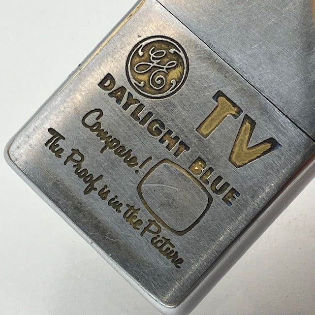 Zippo Goods ZIPPO Vintage 1961 GE General Electric TV Corporate Zippo PAT.251719