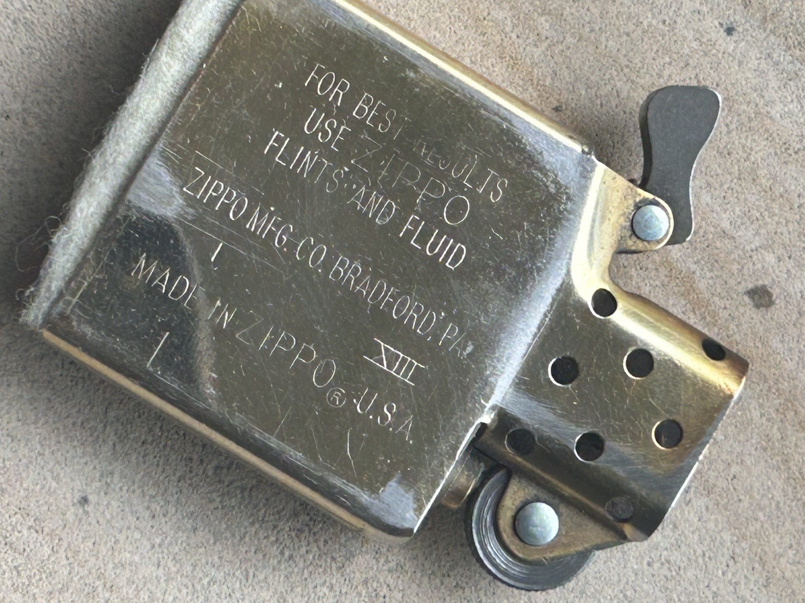 Zippo Lighter Eagle Design 1997 November Used Good Condition