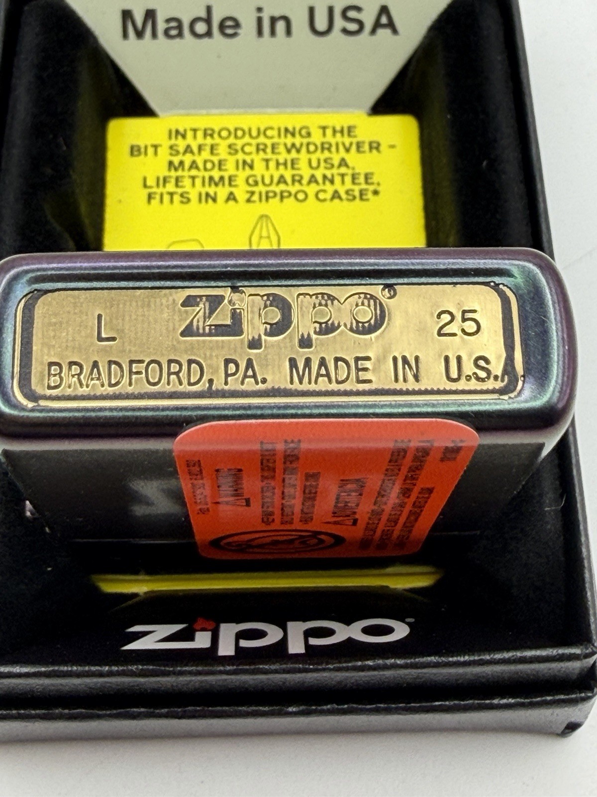 2025 High Astronaut 420 Iridescent Zippo Lighter New 47519