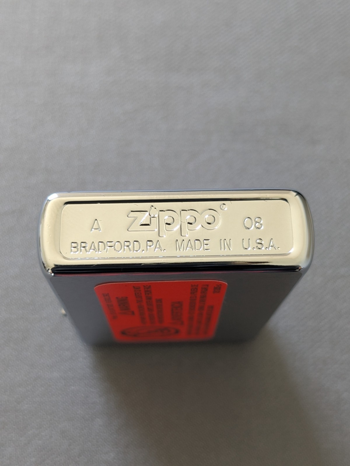 2008 KIT RAE ALUEN BRUSHED CHROME ZIPPO LIGHTER MIB RARE