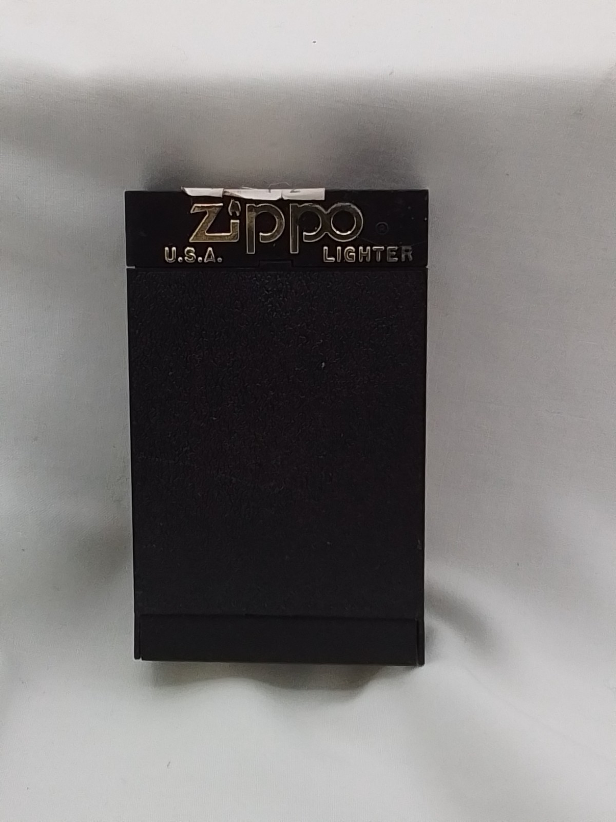 ZIPPO USA LIGHTER NEW VINTAGE NOS ORIGINAL BOX IVORY VINYL CROME SLIM ULTRALITE