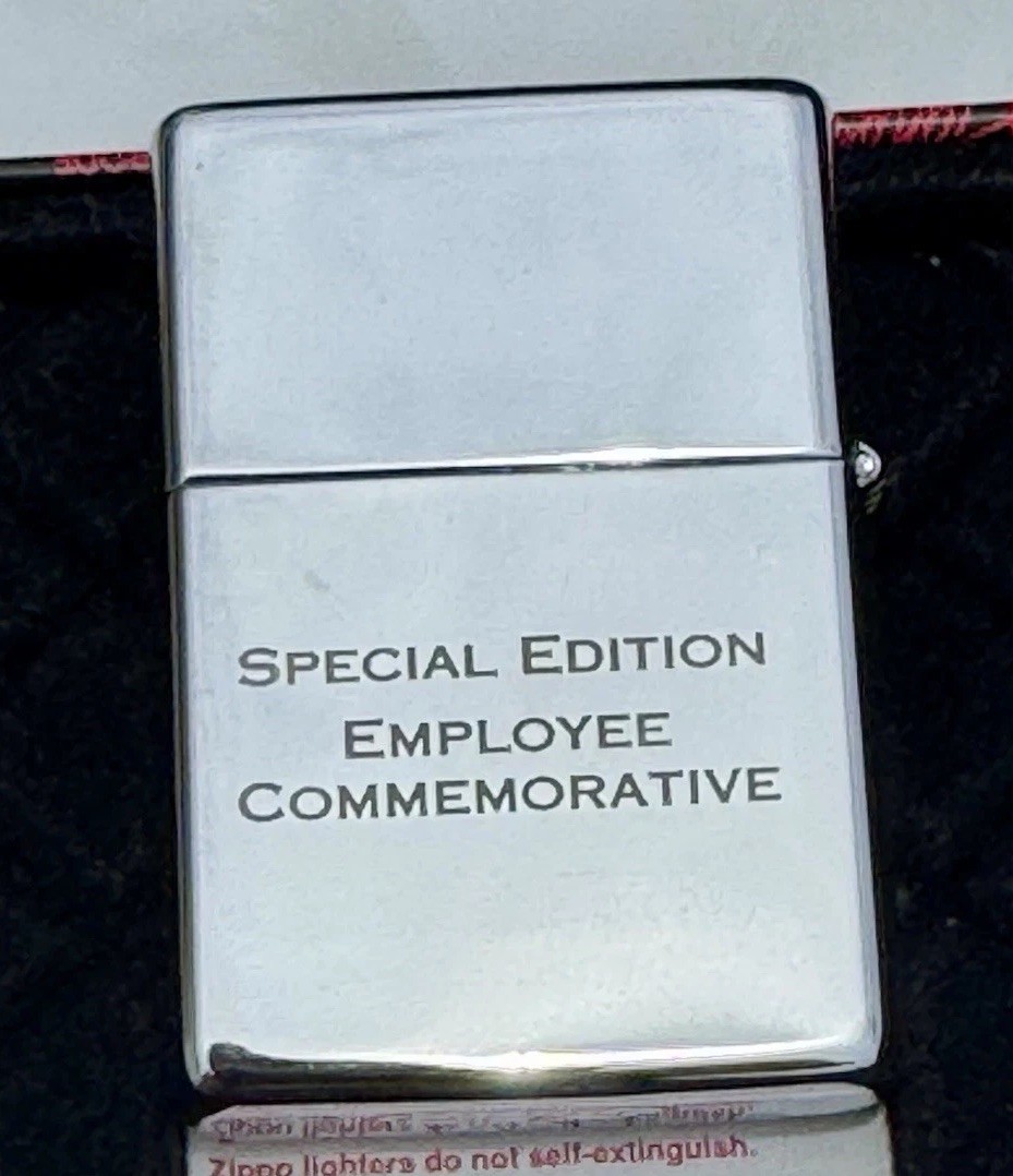 Zippo Employee Only Anniversary Rare 1 of 1365 Sealed In Box Free Shipping