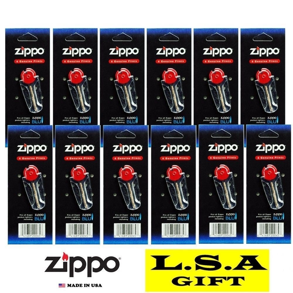 New Zippo Lighter Replacement 12 Flint Value Pack (72 x Flints )
