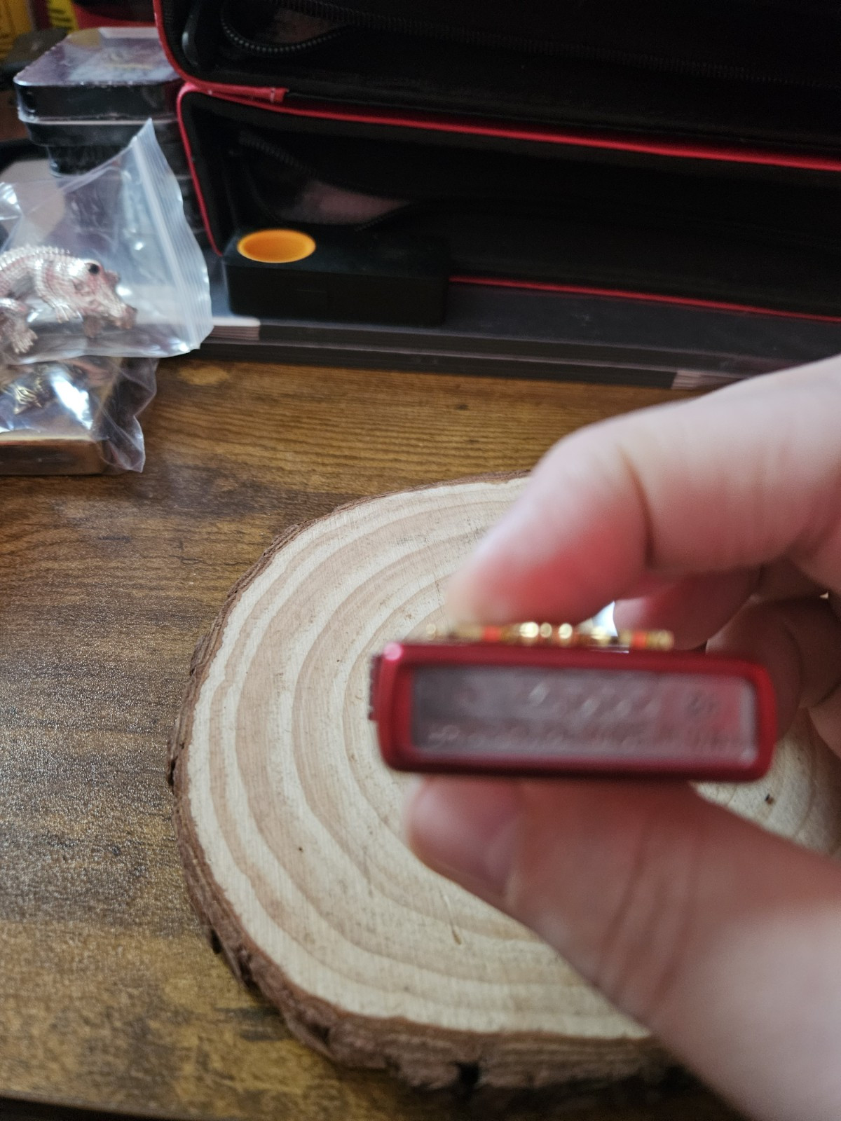 Custom Zippo Red Dog