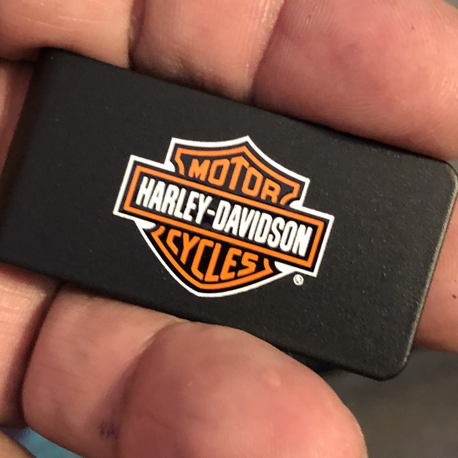 Zippo Lighter Harley-Davidson HD160 W/ Money Clip Gift Set Original Tin & Box