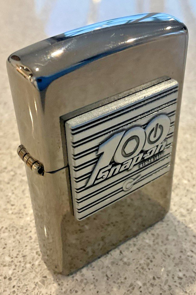 Brand New 2019 ZIPPO Lighter SNAP ON ANNIVERSARY 100 Years (1920-2020) Black Ice
