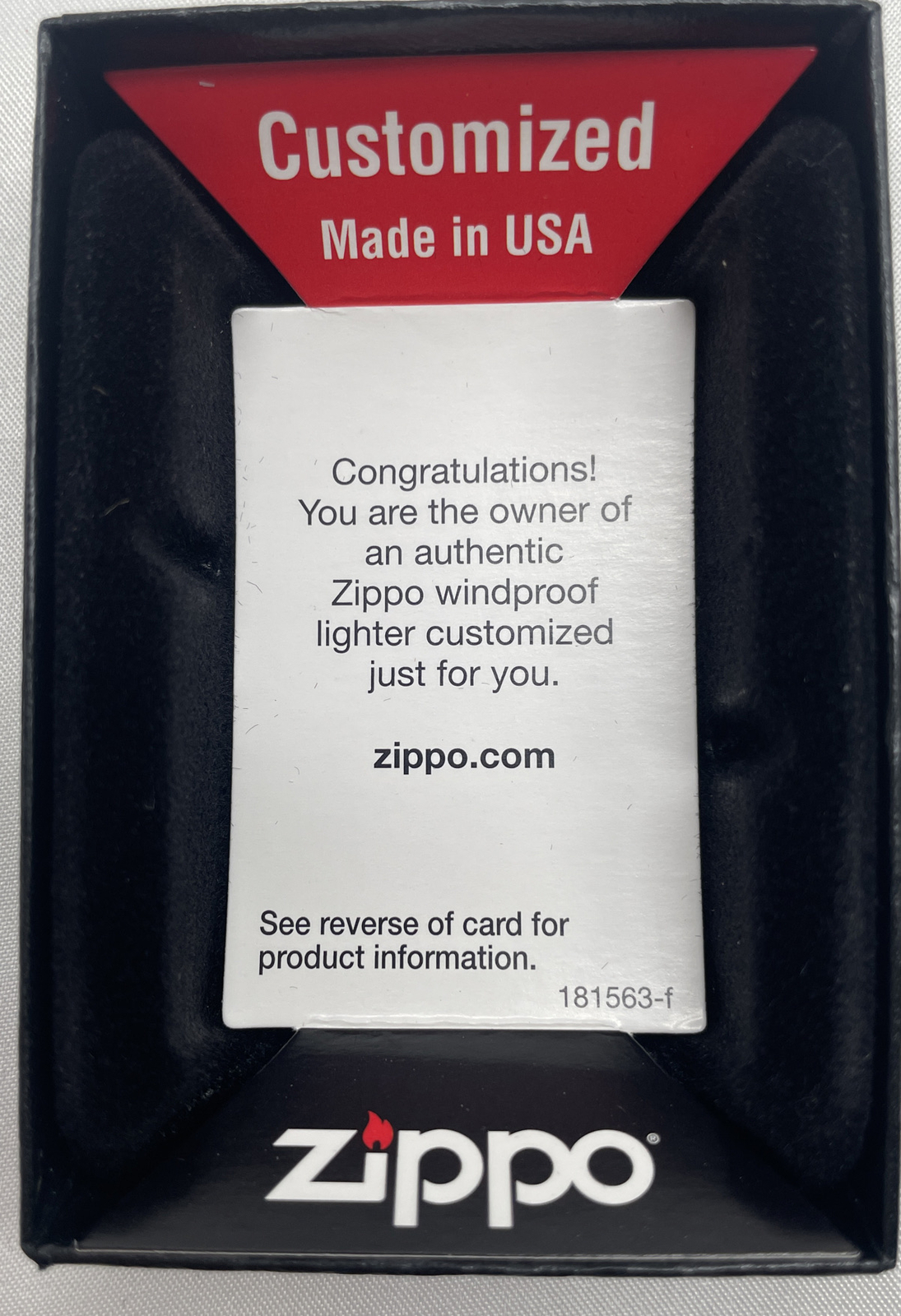 2020 Zippo „Goodbye 2020“ Matte Black UNFIRED Lighter in Original Case w/Sticker