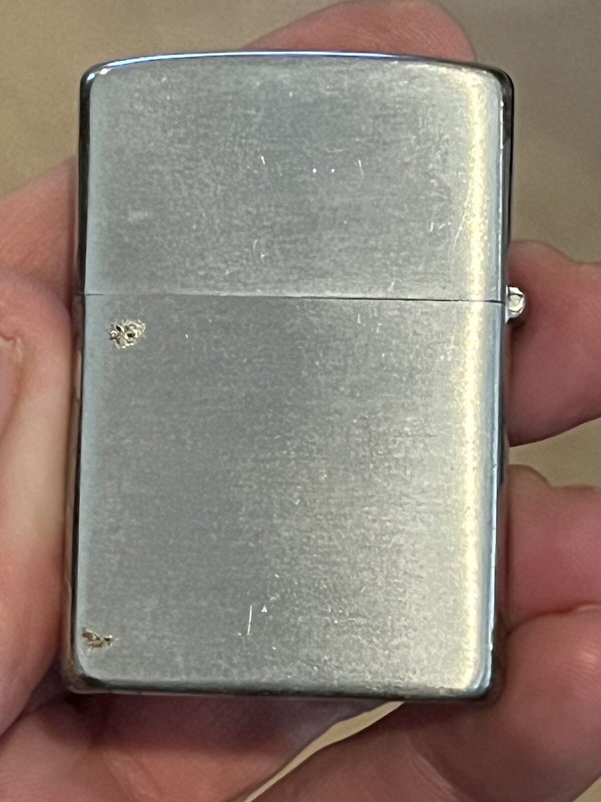 NOS Zippo Vintage 1953-1954 Mathieson Logo Pat. 2517191 & Pat. Pend Candy Stripe