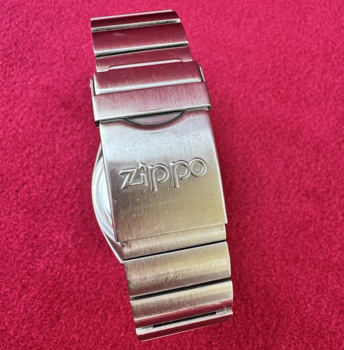 ZIPPO DWZ 01 CHRONOGRAPH QUARTZ MENS WATER RESISTANT STAINLESS STEEL WRISTWATCH