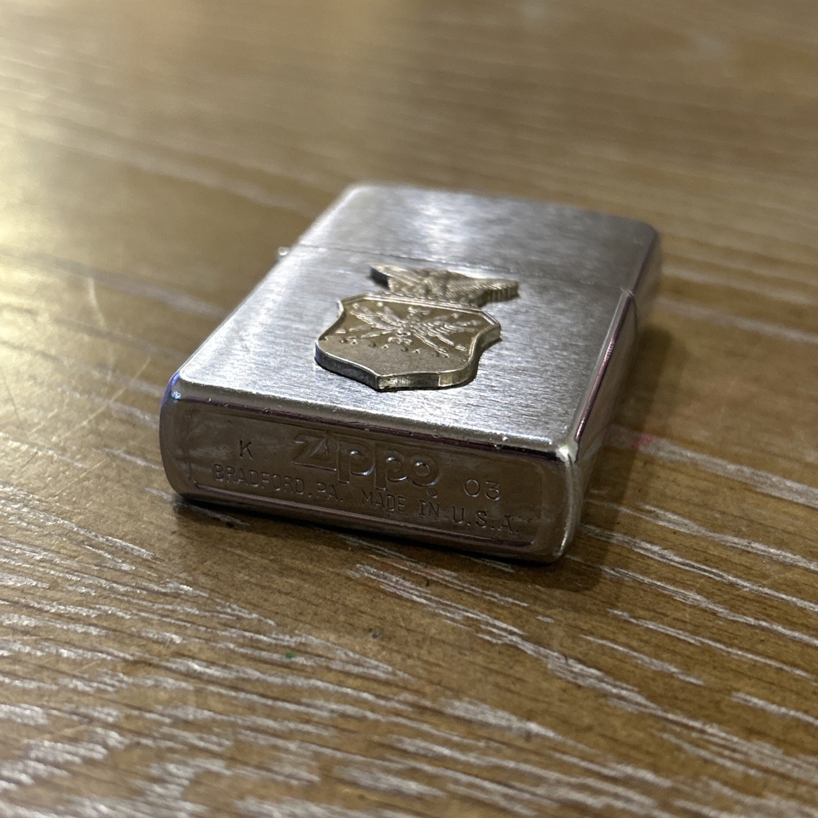 Zippo Military Lighter Air Force Emblem K 03
