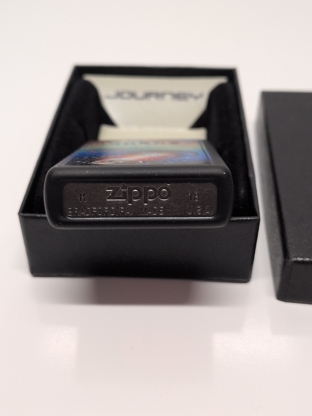 New Zippo Journey Music Series Black Matte 49029 2018 Intact Seal