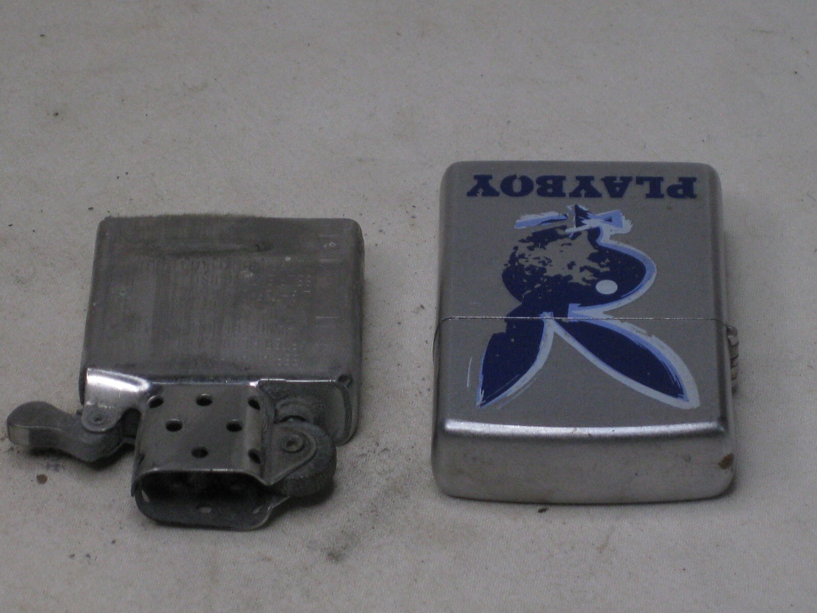 pre-owned PLAYBOY ZIPPO Lighter B 07 Bradford U.S.A. bunny rabbit logo *PLEASE