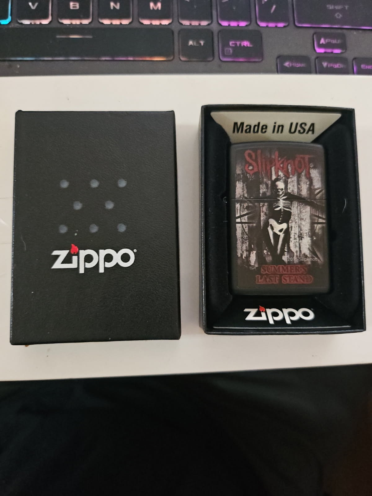 2015 ZIPPO Lighter SLIPKNOT Summers Last Stand BRAND NEW