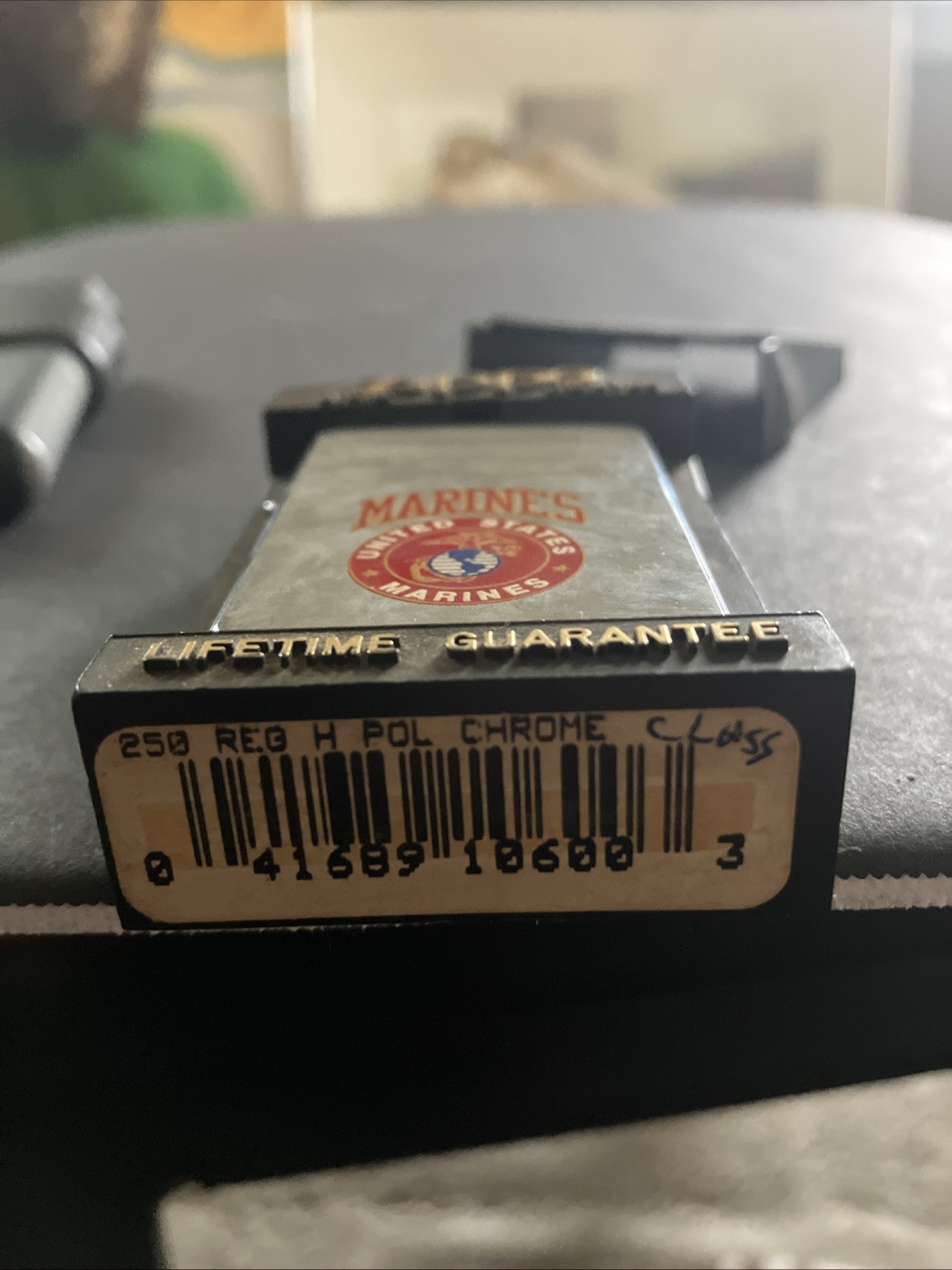 A XI Marines Zippo Lighter Untested Looks Like 22 Holes In The Chimney ￼