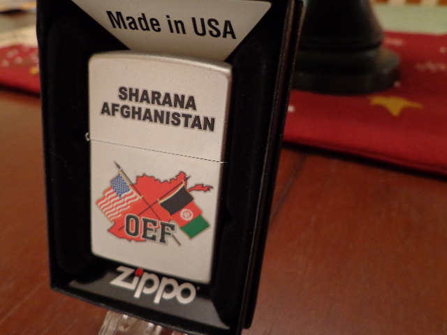 OEF OPERATION ENDURING FREEDOM SHARANA AFGHANISTAN ZIPPO LIGHTER MINT 2012