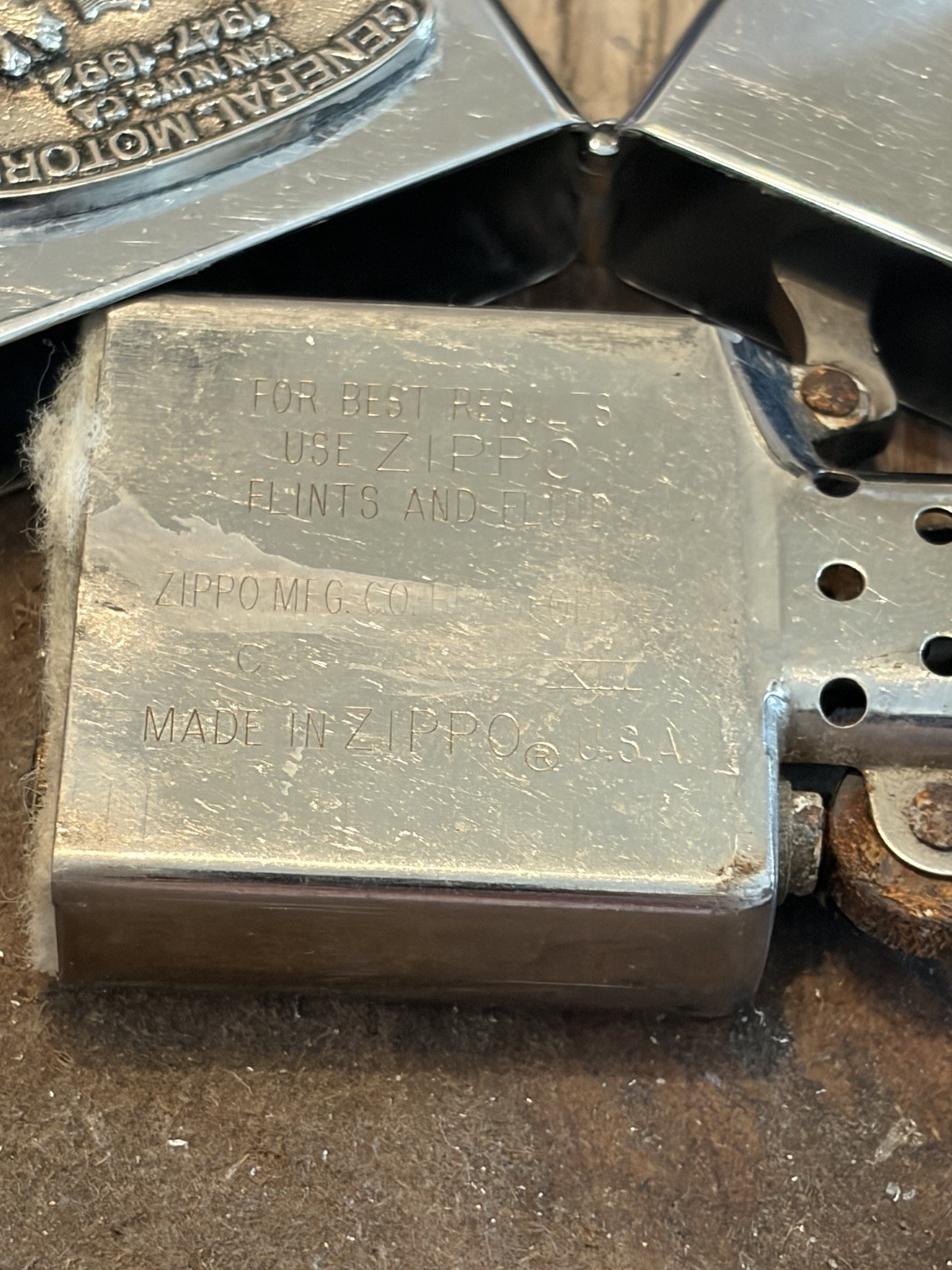 Zippo Lighter General Motors Van Nuys