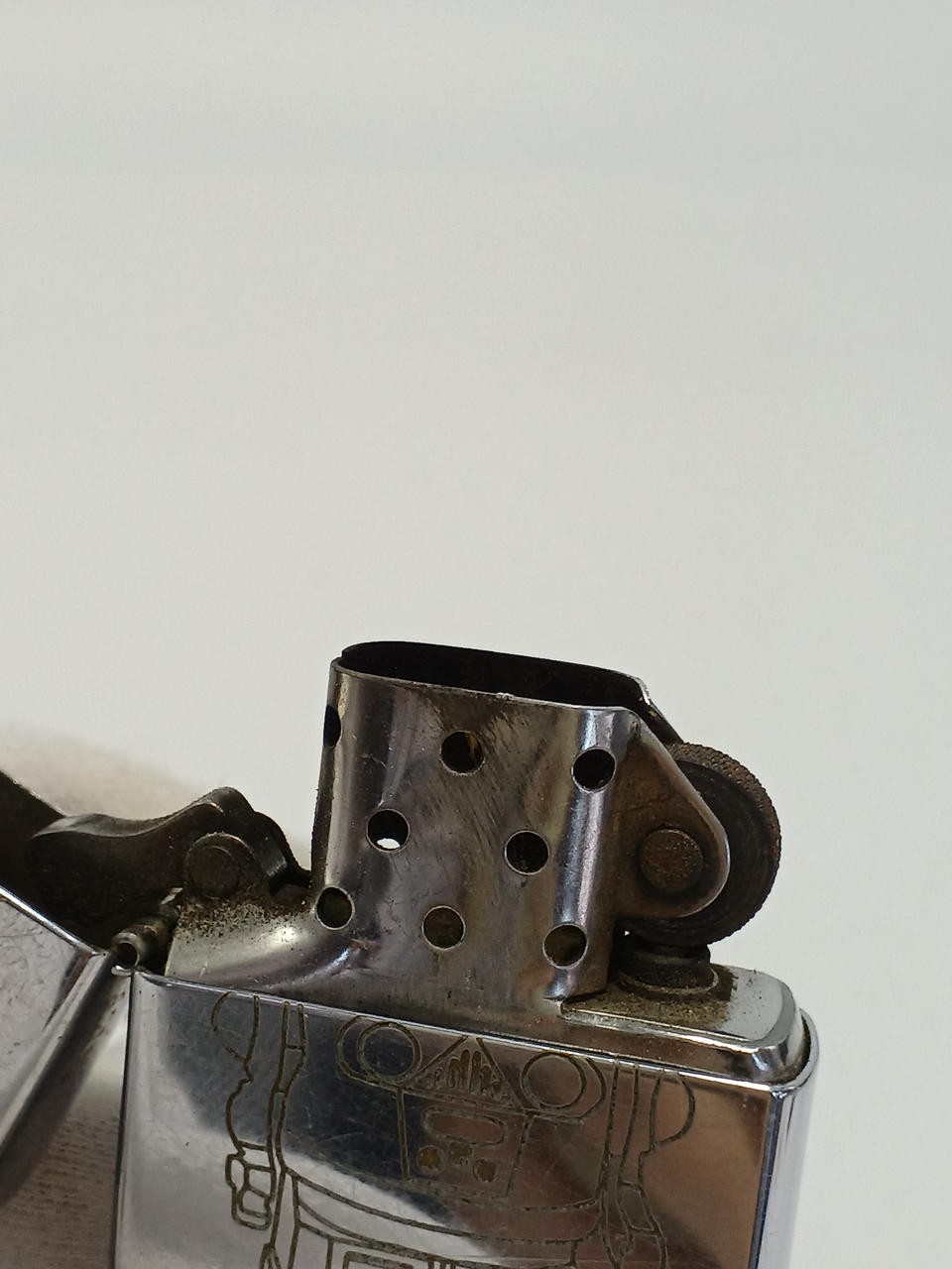 Zippo Silver Oil Lighter