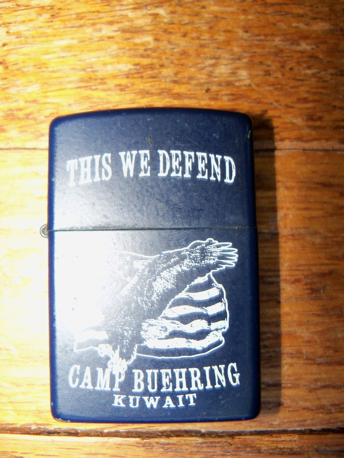 Vintage 2015 „This We Defend“ Camp Buehring Kuwait Zippo Lighter