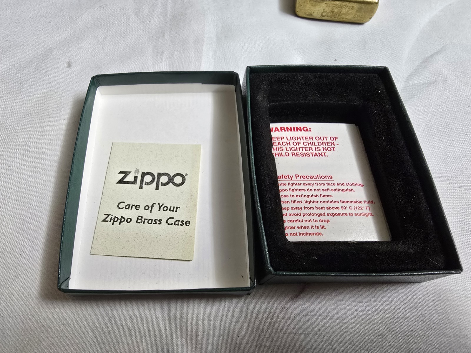 Zippo 1932-1990 Commemorative Solid Brass Lighter. RARE