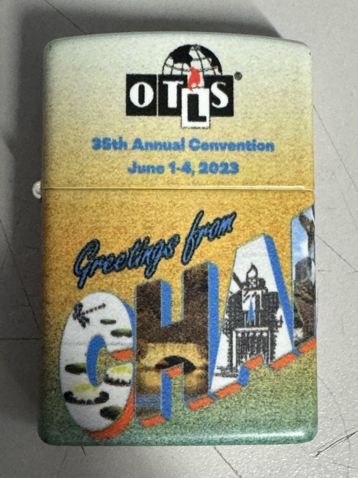 ZIPPO 2023 OTLS 35TH CONVENTION CHARLOTTE 540 DESIGN LIGHTER UNFIRED IN BOX D136
