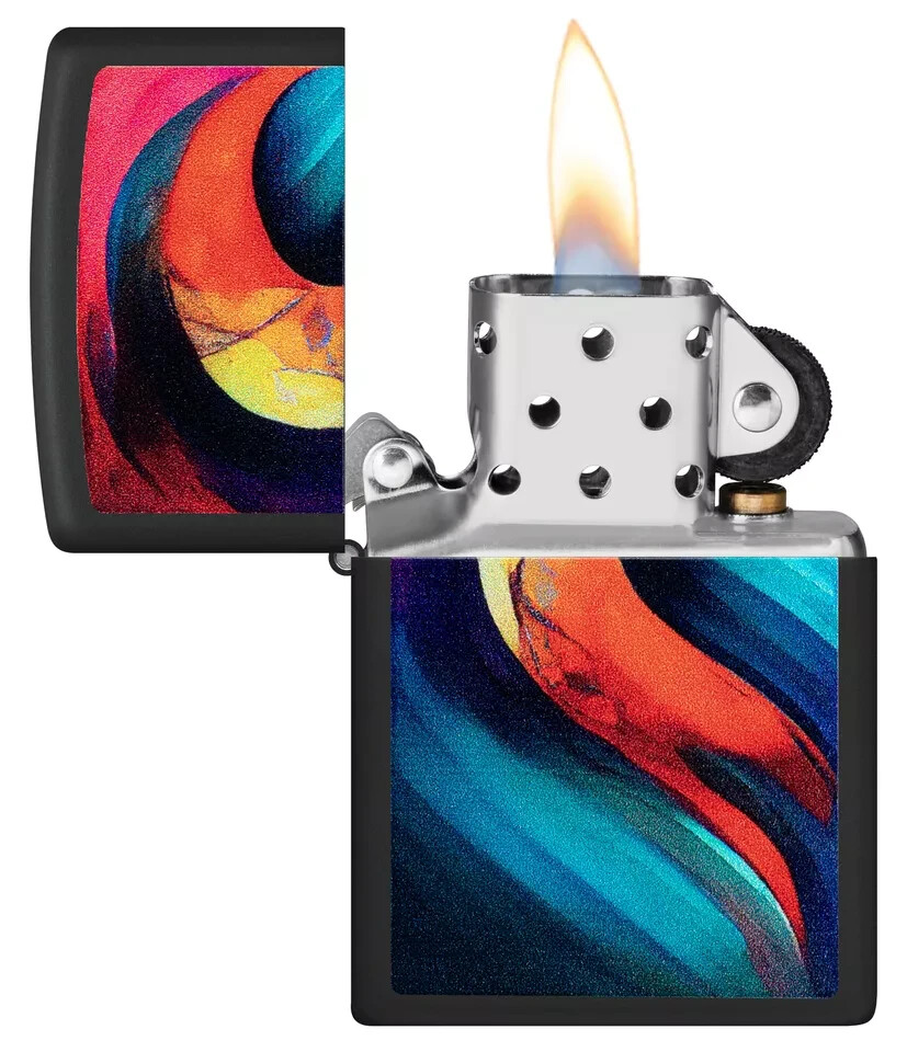 Zippo 2 in 1 set Whole Heart Set Design Black Matte 46154