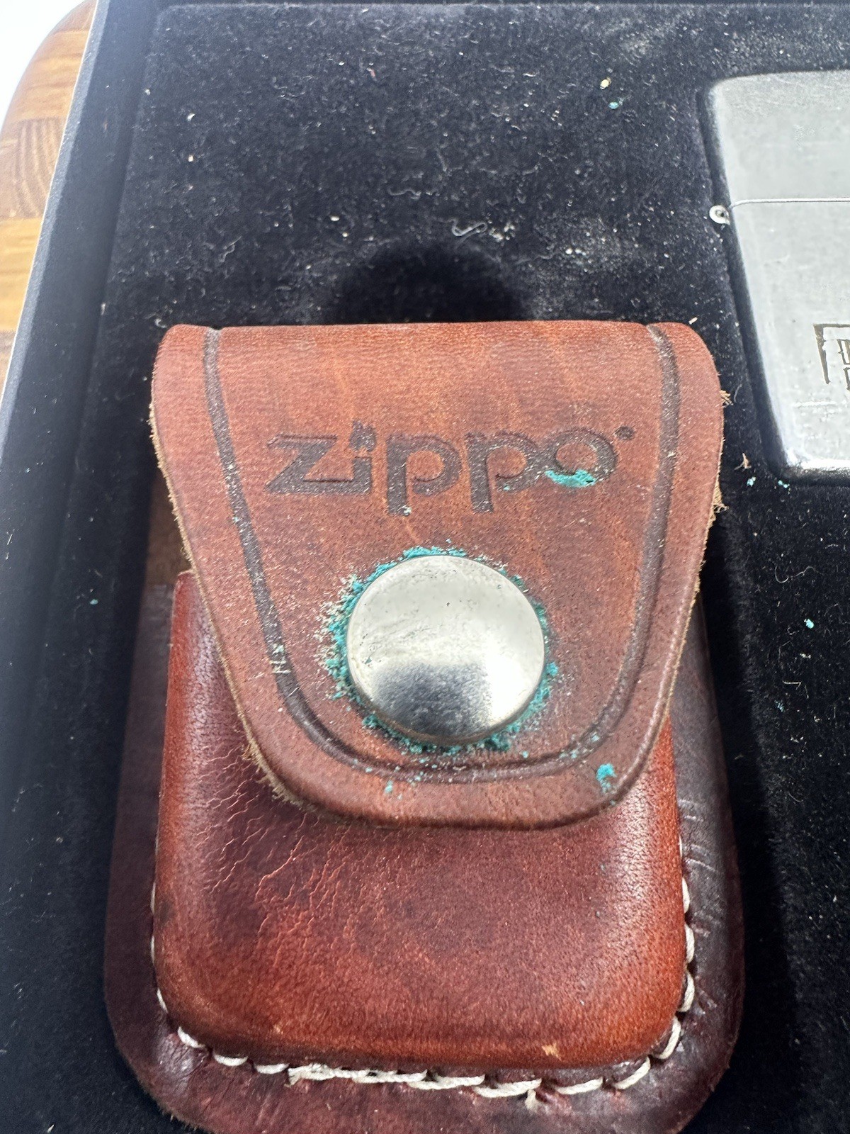 Rare Marlboro Blend 29 Zippo Lighter Used Condition With Belt Holster HTF