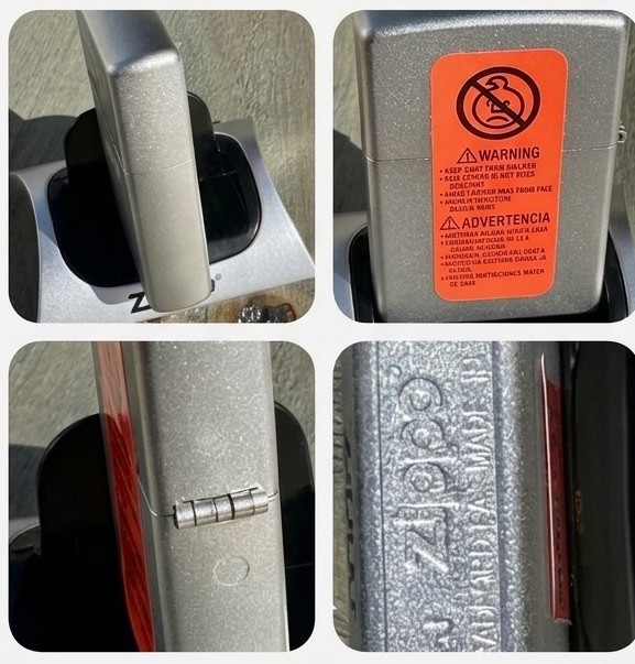 GHOST SET NEW Zippo Maxim Lighter’s Set J-05 Matching Red & Chrome GRAIL 1-OF-1