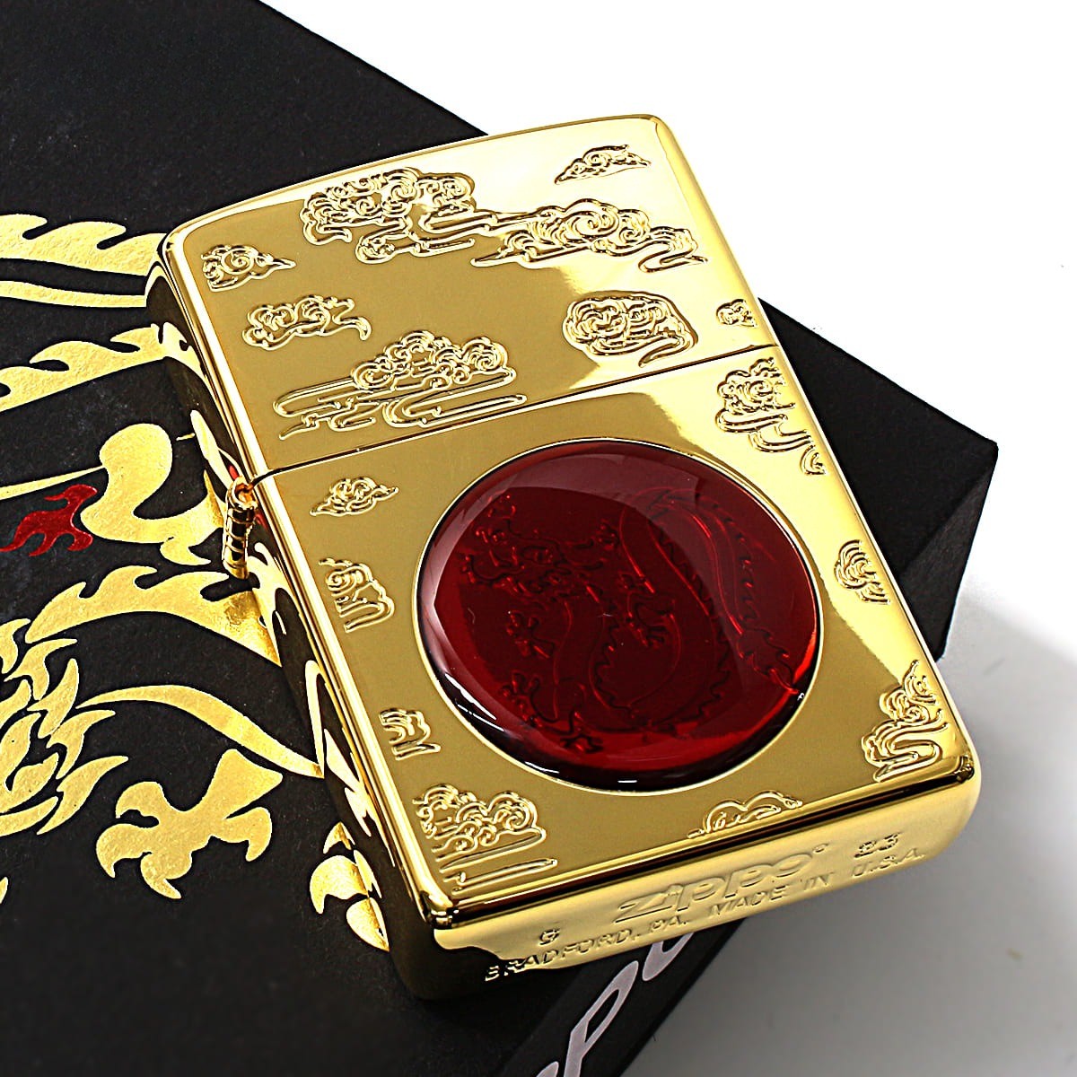 Zippo Lighter CASE ONLY Asia Limited Chinese New Year Year of the Dragon