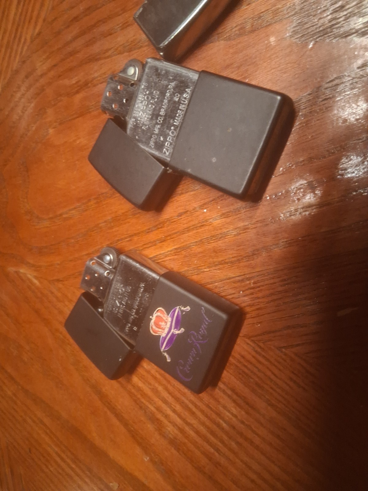 Set Of 3 Zippo Lighters Crown Royal Dont Tread On Me Bradford Pa