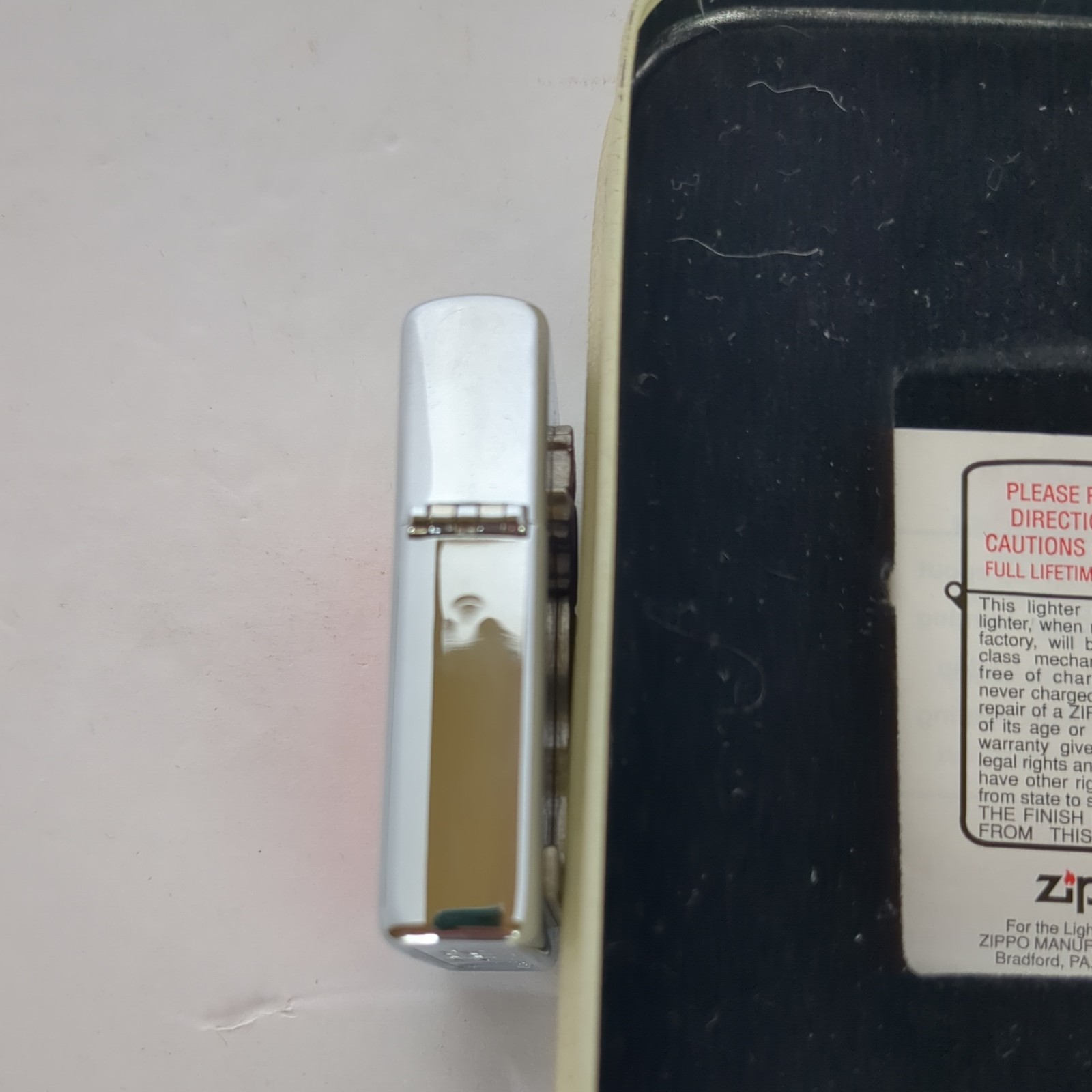 ZIPPO LIGHTER „THE VARGA GIRL 1935“ IN ORIGINAL TIN BOX, UNTORCHED/UNUSED