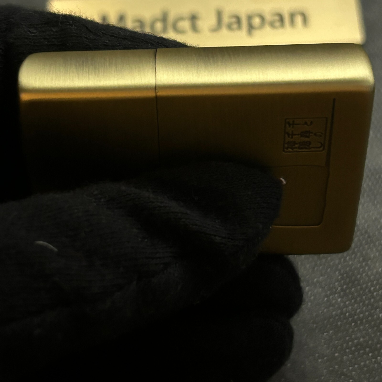 Zippo Spirited Away Kaonashi No Face Brass Antique Gold Lighter Ghibli